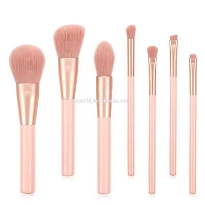 Custom Pink Blush Makeup Brush Soft Smooth Contour Brushes Highlight Shadow Brushes Powder Concealer Makeup Brushes Cosmetics